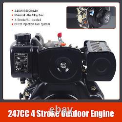 Air-cooled Diesel Engine 4 Stroke Single Cylinder For Agricultural Machinery