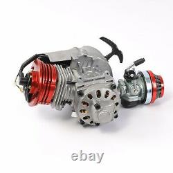 Big Bore Racing 50cc 49cc Engine Motor + Gearbox for 2 Stroke Go Kart Bicycle