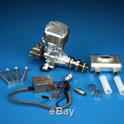DLE 35RA 35CC Rear Exhaust Single Cylinder Two Stroke Gas Engine For RC Airplane