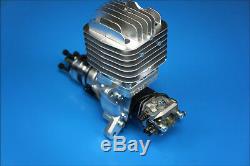 DLE 55CC Single Cylinder Two Stroke Side Exhaust Gas Engine with Muffler&Ignition