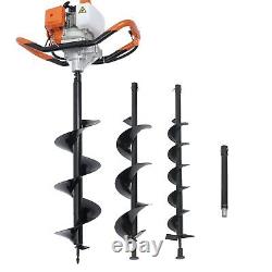 DYRABREST 52cc 2.4HP 2-Stroke Single Cylinder Gas Powered Earth Auger Post Ho