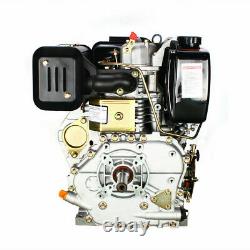 Diesel Engine 4 Stroke Single Cylinder Air- Cooled Recoil 3600 RPM 10HP 6.3KW
