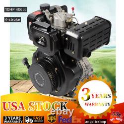 Diesel Engine 4-stroke 406cc Single Cylinder Vertical Diesel Engine Air Cooled