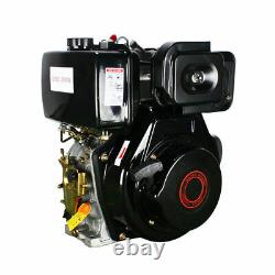 Diesel Engine 406CC 10HP Recoil Start Engine 4 Stroke Single Cylinder Air Cooled