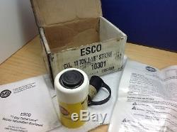 ESCO 10301 Power Team C102C Single-Acting Hydraulic Cylinder, 10 Ton 2 Stroke