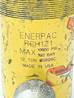 Enerpac Rch121 13.8 Ton Hydraulic Cylinder Single Acting Hollow 1.63 Stroke
