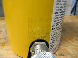 Enerpac Single Acting Hydraulic Cylinder 50 Ton Cap. 6-1/4 Stroke RC506 Damaged