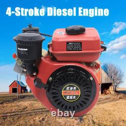 Engine Single Cylinder 4-Stroke 196cc Shaft Length 53mm Agricultural Motor