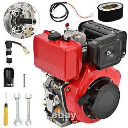 Forced Air Cooling Single Cylinder 10HP Diesel Engine 4 Stroke 411cc Genuine USA