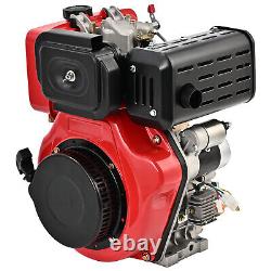 Forced Air Cooling Single Cylinder 10HP Diesel Engine 4 Stroke 411cc Genuine USA