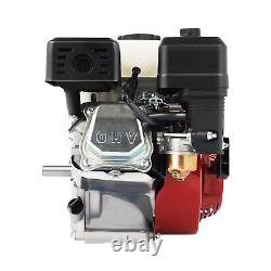 Gas Engine, 6.5HP 4 Stroke Single Cylinder Gasoline Engine 160CC OHV Pull Start