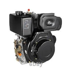 Heavy Duty 10HP 4 Stroke Diesel Engine Single Cylinder 1 Shaft Air-Cooled 418CC