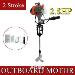 Heavy Duty Outboard Motor Boat Strong Engine 2Stroke Manual Recoil Start System