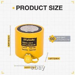 Hydraulic Cylinder Jack 2 Stroke Single Acting Hydraulic Lifting Cylinders 50T