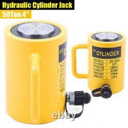 Hydraulic Cylinder Jack Single Acting 50 Tons 4/100mm Stroke Solid Jack Ram
