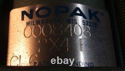 NOPAK Single Actuating Air Cylinder 2x4 F Model # 0008408 CL6 4 Stroke