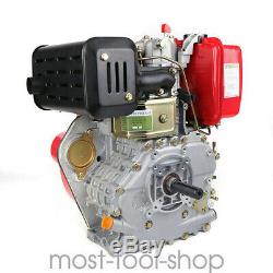 New 406cc 9HP Diesel Engine 4 Stroke Single Cylinder 2 5/6 Shaft Length 6.3KW