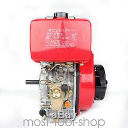 New 406cc 9HP Diesel Engine 4 Stroke Single Cylinder 2 5/6 Shaft Length 6.3KW