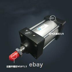 SC80-800 Bore 80mm Stroke 800mm Single Thread Rod Dual Action Air Cylinder