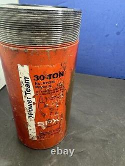 SPX POWER TEAM RH306 Single Acting Center Hole Cylinder 30-Ton 6-Stroke NICE