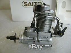 Saito 72 cu in (11.80cc) Single Cylinder Ringed 4-Stroke Glow Engine #FA72B NOS