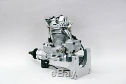 Saito FG-14C 4 Stroke Single Cylinder Gasoline Engine with Mount for RC Plane