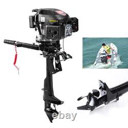 Single Cylinder 6.0HP 4 Stroke Outboard Motor Fishing Boat Engine Air Cooling