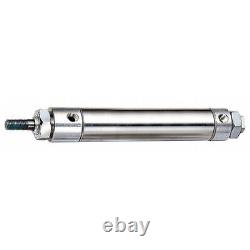 Speedaire 6Crc1 Air Cylinder, 2 In Bore, 5 In Stroke, Round Body Single Acting