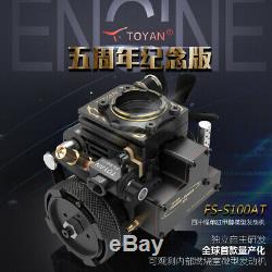 TOYAN FS-S100AT Single-cylinder Four-stroke Nitro /Gasoline General Engine Model